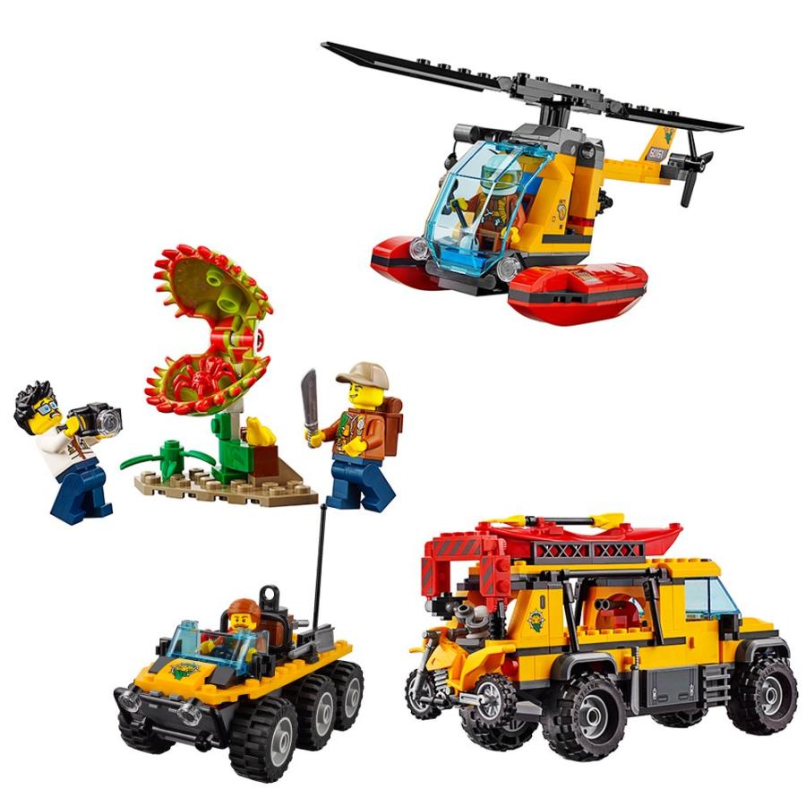 (レゴシティ) LEGO City ジャングル探検家 ジャングル探検サイト 60161 組み立てキット 813ピース LEGO C 並行輸入品｜kevin-store｜09