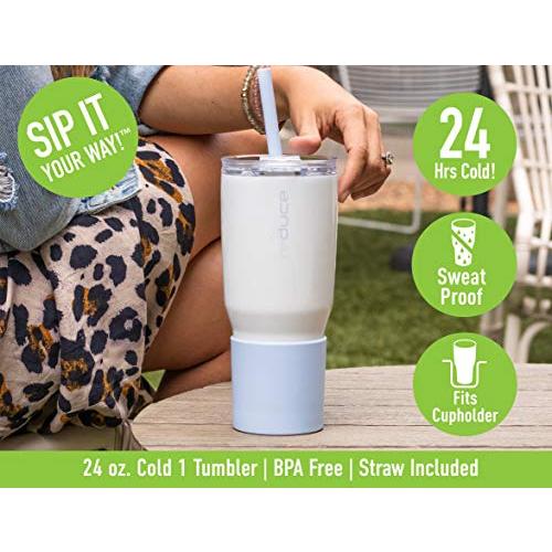 Cold 1 タンブラー ブルーとホワイト 24オンス Reduce 24 oz Tumbler, Stainless Steel 並行輸入品｜kevin-store｜05