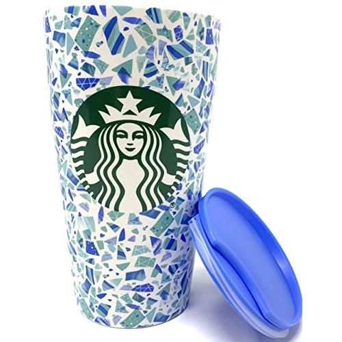 Starbucks Teal & Blue With Blue Lid Traveler Tumbler Coffee Mug  並行輸入品｜kevin-store｜08