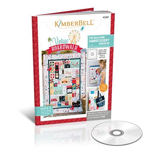 KIMBERBELL マシン刺繍ブック CD付き ヴィンテージボードウォーク (KD807) Kimberbell Vintage 並行輸入品｜kevin-store｜02