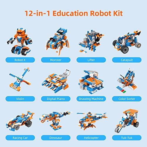 Apitor Robot X, STEM Robot Toys for Kids 8 12, 12 in 1 App Enabl 並行輸入品｜kevin-store｜04
