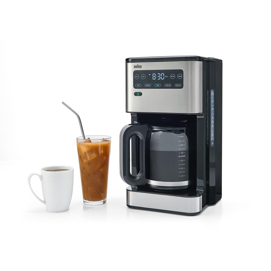 Braun KF5650BK Pure Flavor Coffee Maker, 14 cup, Black 並行輸入品｜kevin-store｜04