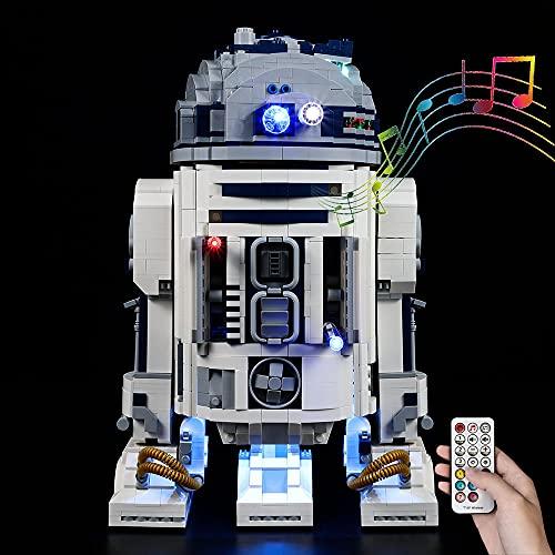 Kyglaring LED照明キット レゴ スターウォーズ R2 D2用 ライトとサウンドセット レゴ 75308 ビルディングセ 並行輸入品｜kevin-store｜02