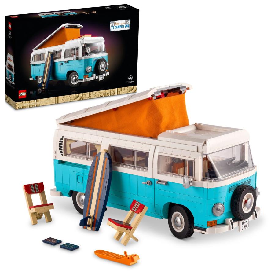 LEGO Volkswagen T2 Camper Van 10279 Building Kit; Build a Display 並行輸入品｜kevin-store｜03