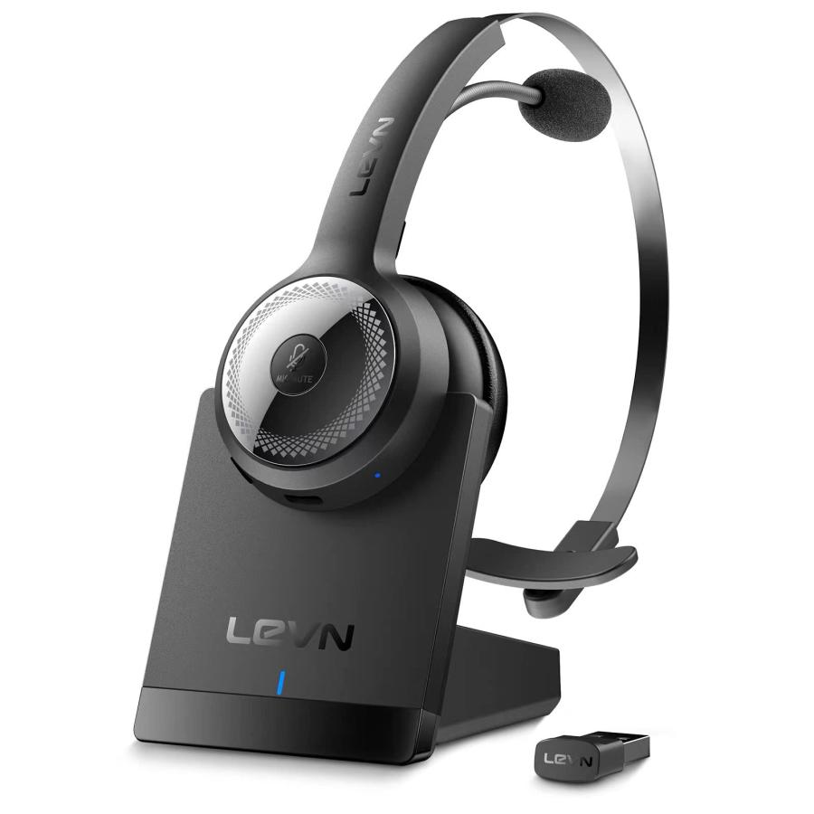 LEVN Bluetooth 5.0 Headset, Wireless Headset with Microphone (AI 並行輸入品｜kevin-store｜03