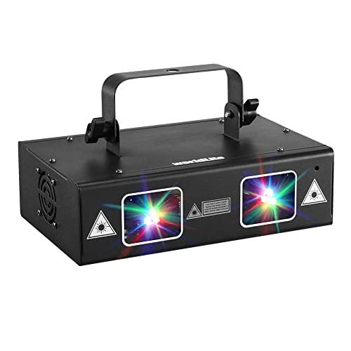 Stage Lights DJ Lights, WorldLite RGB Full Color Laser Party Dis 並行輸入品｜kevin-store｜02