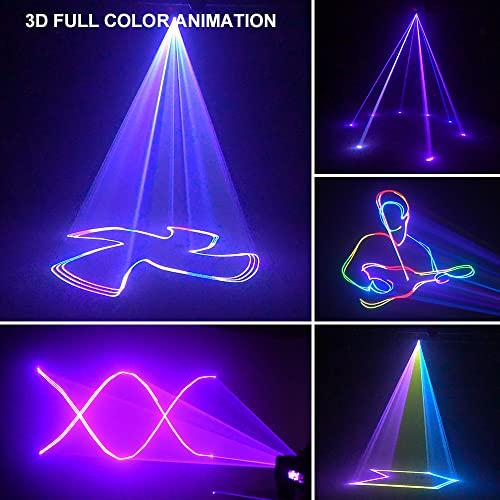Laser Lights DJ Lights, Olaalite Animation 3D Full Color Stage L 並行輸入品｜kevin-store｜05