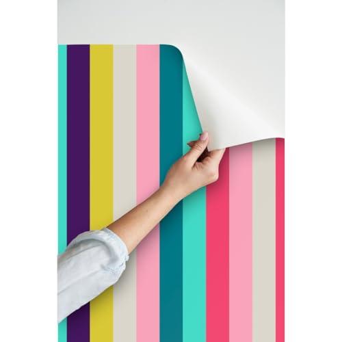 Spoonflower Peel & Stick Wallpaper 6ft x 2ft   Candy Coordinate  並行輸入品｜kevin-store｜08