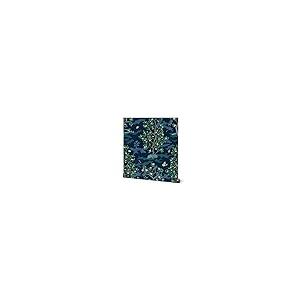 Spoonflower Peel & Stick Wallpaper 9ft x 2ft   Indigo Blue Chino 並行輸入品｜kevin-store｜03