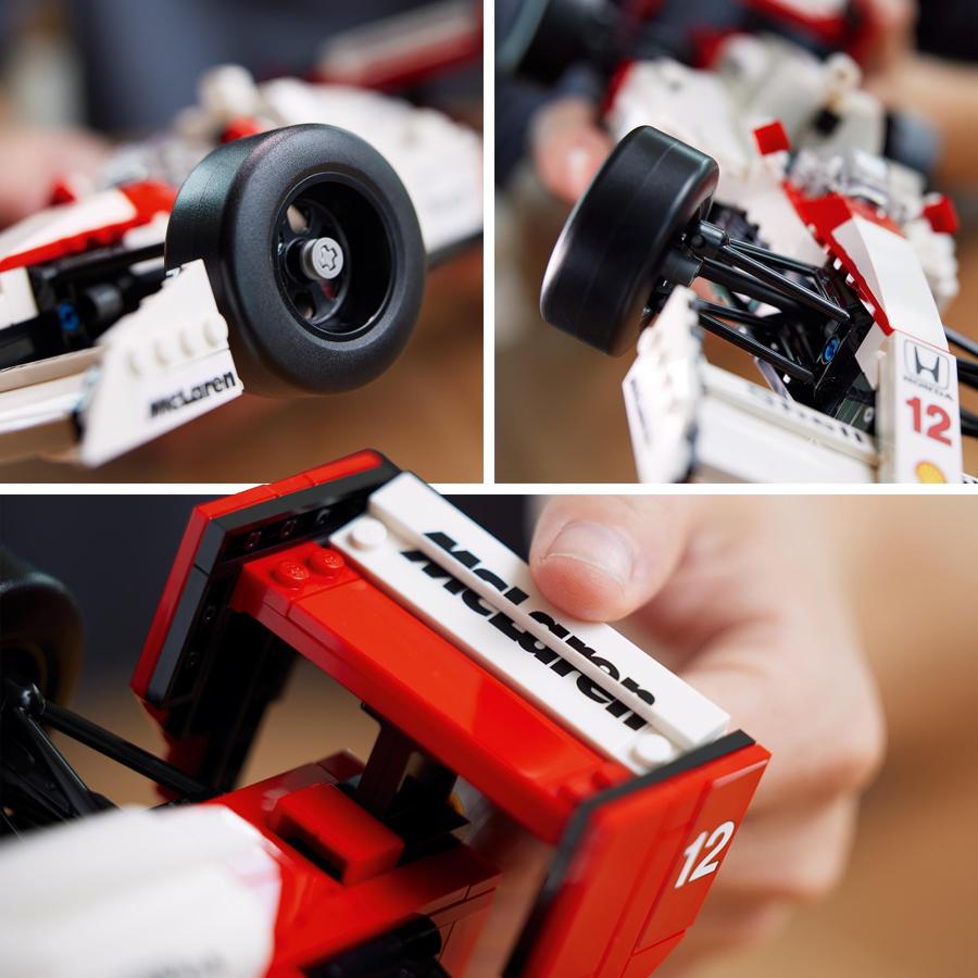 レゴ(LEGO) アイコン マクラーレン MP4/4 ＆アイルトン・セナ F1 セナ 車 プラモデル ミニカー おもちゃ 玩具 プ 並行輸入品｜kevin-store｜10