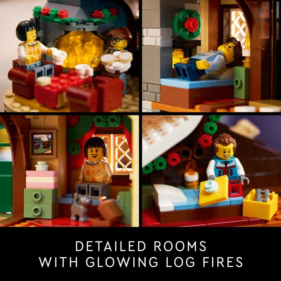 LEGO アイコン アルパインロッジ モデルビルディングキット 冒険家やアウトドア愛好家へのギフトに 楽しい家族建設プロジェクト  並行輸入品｜kevin-store｜10