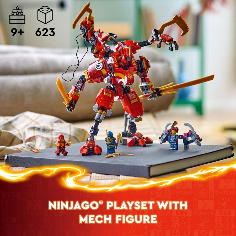 LEGO NINJAGO Kai’s Ninja Climber Mech Adventure Toy Set, Buildab 並行輸入品｜kevin-store｜04