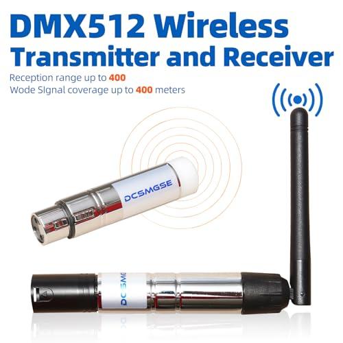 Dcsmgse DMX Wireless, 2PCS DMX512 DMX Dfi DJ 2.4G Wireless 1 Rec 並行輸入品｜kevin-store｜05