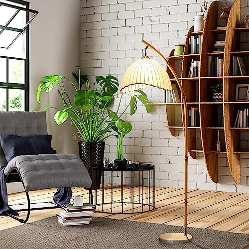zaleeta Vintage Imitated Bamboo Floor Lamp Dimmable Standing Boh 並行輸入品｜kevin-store｜08