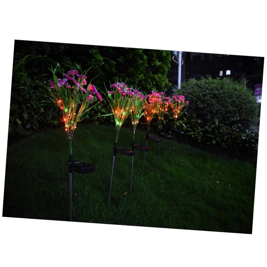 YARNOW 6 Pcs Flower Stake Solar Lights Flower Bouquet Spotlight  並行輸入品｜kevin-store｜10