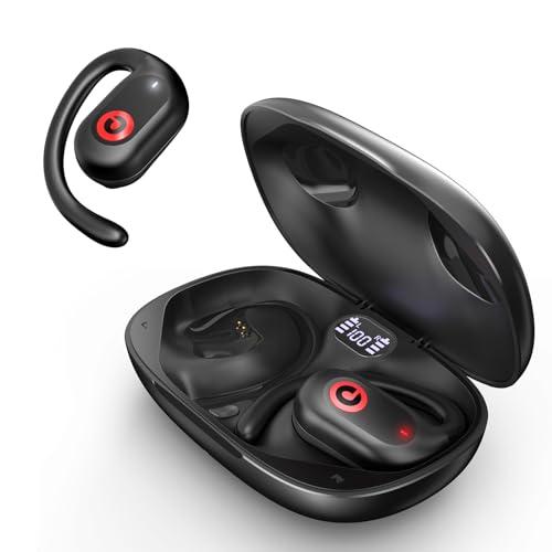 購入特価商品 PSIER Open Ear Headphones， Bluetooth 5.3 Wireless Earbuds with L 並行輸入品