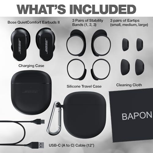 Bose QuietComfort Earbuds II Bundle with Protective Silicone Car 並行輸入品｜kevin-store｜05
