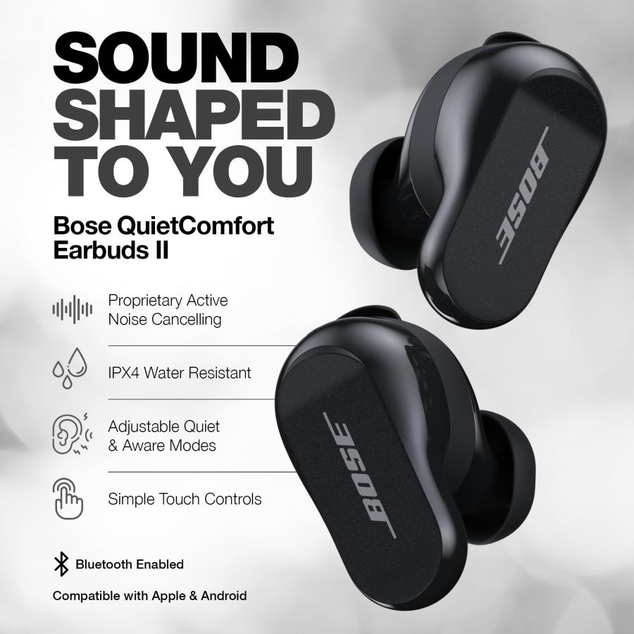 Bose QuietComfort Earbuds II Bundle with Protective Silicone Car 並行輸入品｜kevin-store｜07