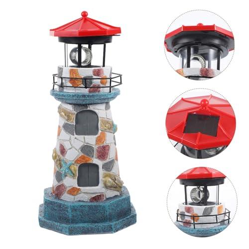 BESPORTBLE 3pcs Solar Lighthouse Beacon Valentines Tableware Yar 並行輸入品｜kevin-store｜05