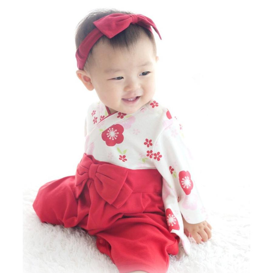 袴ロンパース 女の子 正規品 初節句 ベビー服 梅柄 命名式 お食い初め お宮参り 出産祝い 出産準備 はかま 袴 赤ちゃん 子供服 和装 着物 60 70 80 90 Otogibanashi おとぎばなし 通販 Yahoo ショッピング