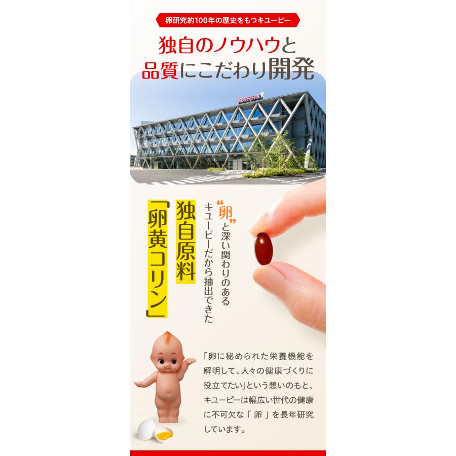 キユーピー 記憶力 集中力 サプリ 公式 コリンEX 90日用 540粒 維持