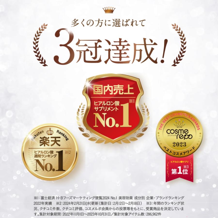 キユーピー 公式 ヒアロモイスチャー240 90日用 360粒 ヒアルロン酸