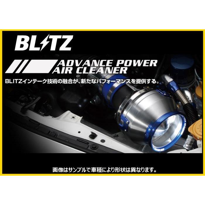 BLITZ エアクリーナー ADVANCE POWER インプレッサ GH8 ブリッツ