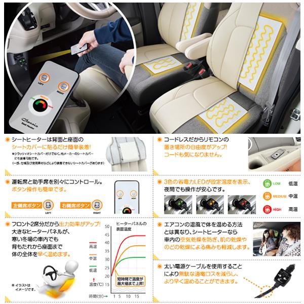 Clazzio 送料無料 クラッツィオ コードレスリモコンシート