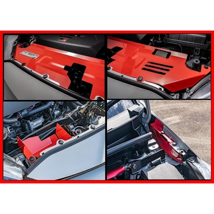 tanabe GT Cooling Plate レッド GRヤリス 前期モデル用 TANABE タナベ GT COOLING PLATE ジーティー クーリングプレート