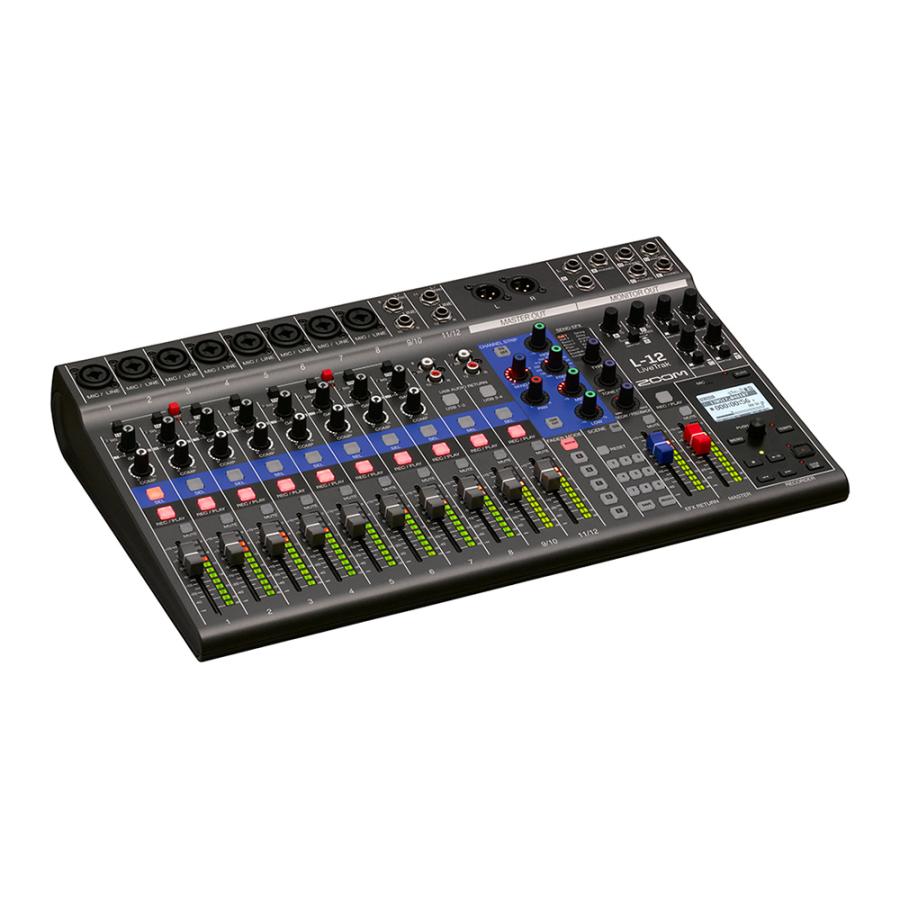 ZOOM LiveTrak L-12 Digital Mixer + Recorder : ミュージックランド