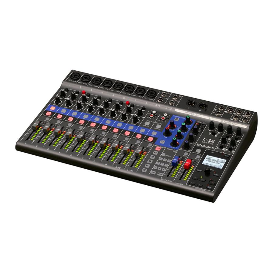 ZOOM LiveTrak L-12 Digital Mixer + Recorder : ミュージックランド