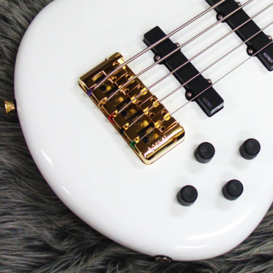 Spector Euro 5 Classic Solid White Gloss #21678【伝統的な仕様をインスパイアしたEURO Classic】｜key｜03