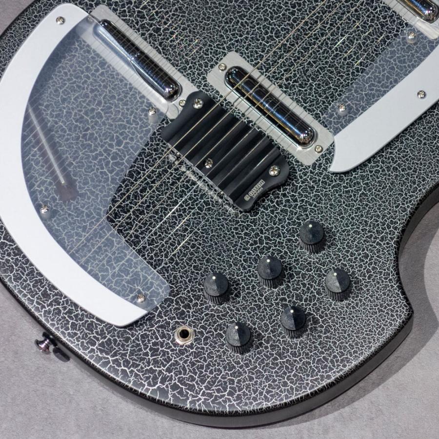 Star's Electric Sitar ELS1 Black w/Silver Crack gd68025 ミュージックランド