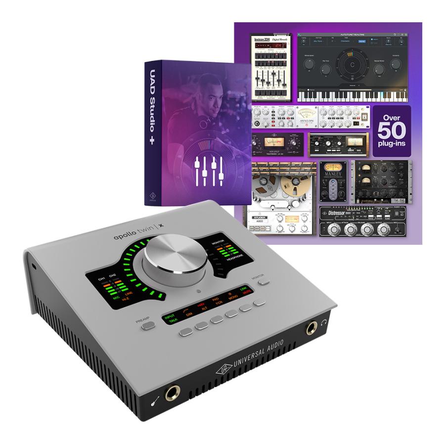 セール【STUDIO＋】Apollo Twin X Duo Gen2 おまけ付き Universal Audio Apollo Twin X DUO Gen 2 and Studio+ Edition