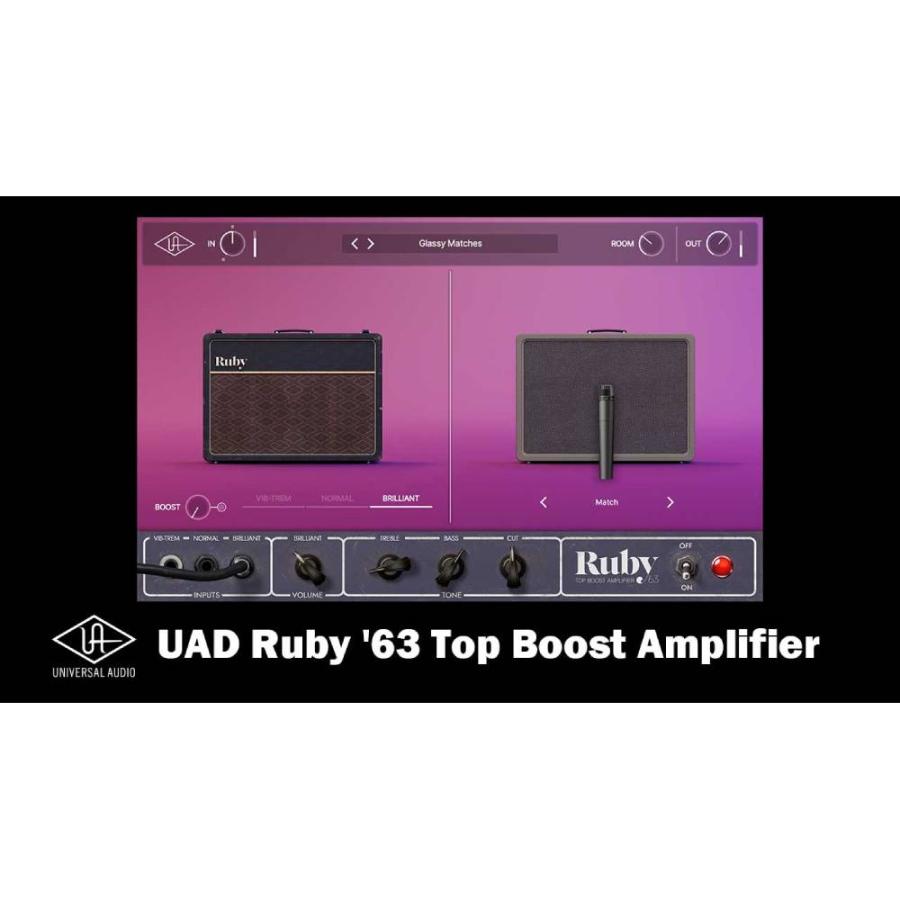 UNIVERSAL AUDIO UAD Ruby '63 Top Boost Amplifier [メール納品] | 