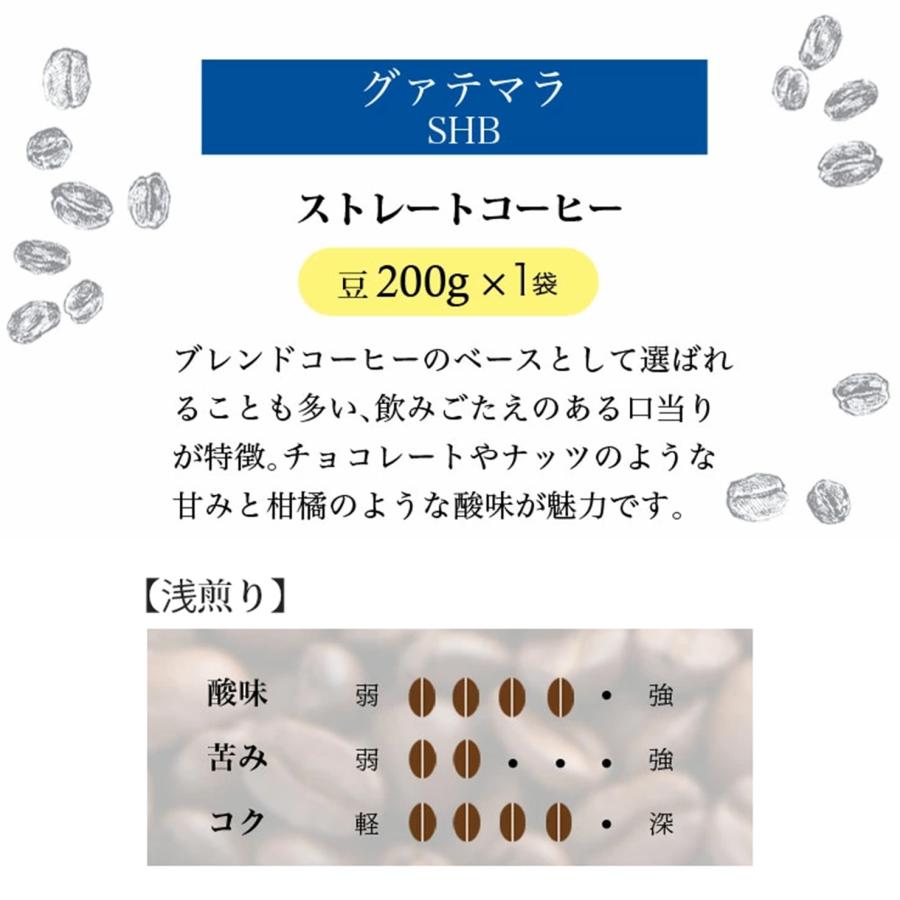 タイムセール 5種の味わい コーヒー豆 福袋 送料無料  ストレートコーヒー ブラジル マンデリン グァテマラ キリマンジャロ コロンビア  オススメ キーコーヒー