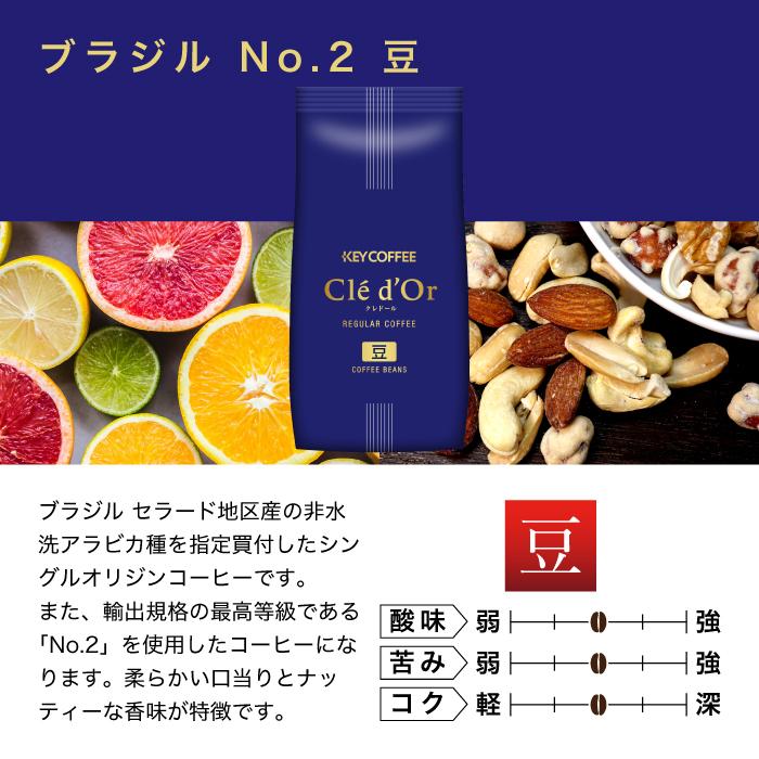 KEY COFFEE（キーコーヒー） コーヒー コーヒー豆 ブラジル No.2 200g