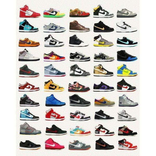 Nike Dunks スニーカーポスター ダンク シリーズ 11x14サイズ 27 94cm X 35 56cm インテリア Key Of Life Plus 通販 Yahoo ショッピング