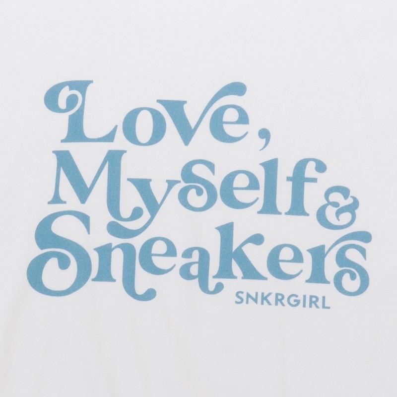 『SNKRGIRL Tee(Blue Logo) 』スニーカーガール オリジナルTシャツ / ブルーロゴ｜keyoflife-plus-shop｜02