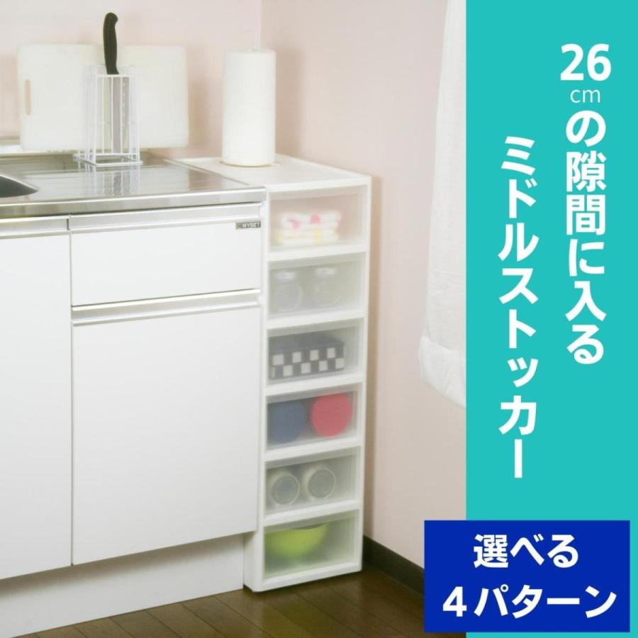 今週限定価格！隙間収納　キッチン　洗面所 洗面所やキッチンにも使えるすき間収納 (幅20cm WH) | ニトリネット