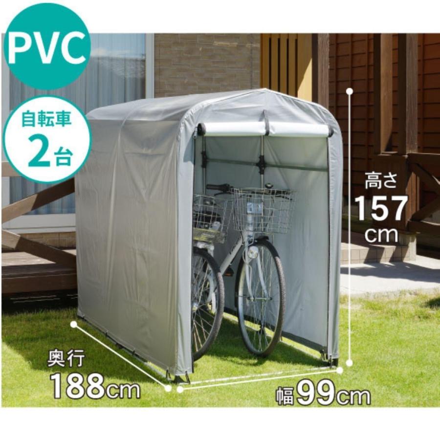 小　PVC　2台用　テント　簡易ガレージ　簡易ガレージ　ハウス　サイクルポート　物置　自転車　車庫　バイク　簡易ガレージ　簡易ガレージ　サイクル