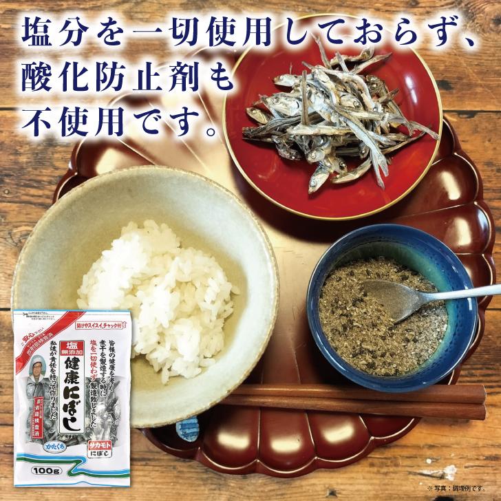 サカモト 塩無添加にぼし 100g 20個 保存料 酸化防止剤 化学調味料 無
