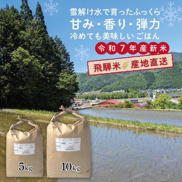 ご注文後に精米します！令和7年産 新米 2025年産】 岐阜県 飛騨産