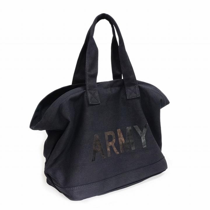 バッグ トートバッグ army キャンバス 大きめ ファスナー付き a4