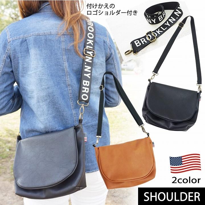 バッグ レディース ショルダー メンズ ショルダーバッグ 斜めがけ ロゴ  