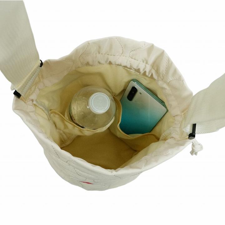 バッグ ショルダーバッグ 巾着 キルティング レディース メンズ 2WAY