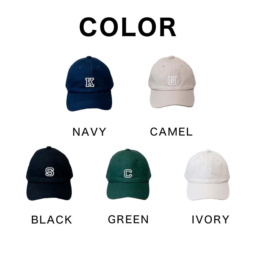 帽子 キャップ メンズ レディース イニシャル ベースボールキャップ cap 大きめ  スポーツ ギフト プレゼント 男女兼用 野球帽 大きいサイズ |  | 11