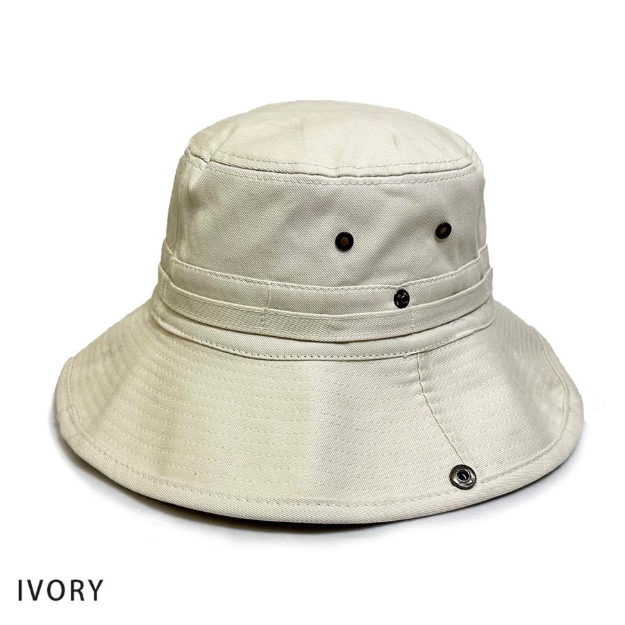 帽子 ハット HAT バケットハット メンズ レディース アドベンチャーハット 深め コットン 綿 紫外線対策 つば広 日よけ |  | 03