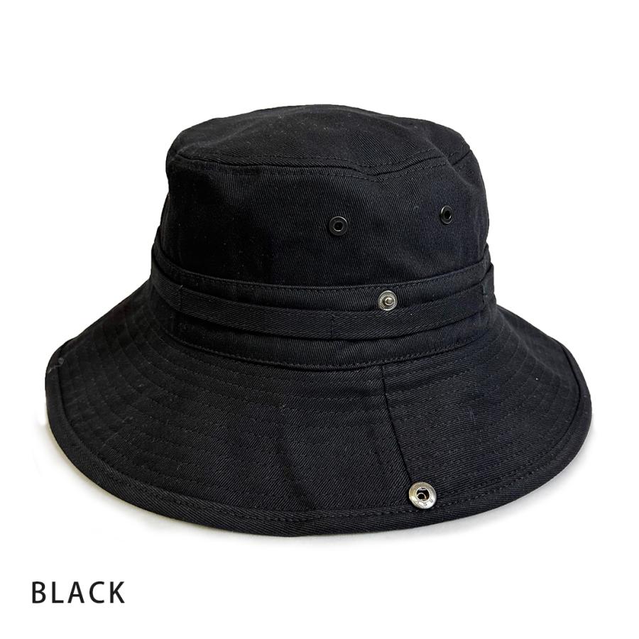 帽子 ハット HAT バケットハット メンズ レディース アドベンチャーハット 深め コットン 綿 紫外線対策 つば広 日よけ |  | 01