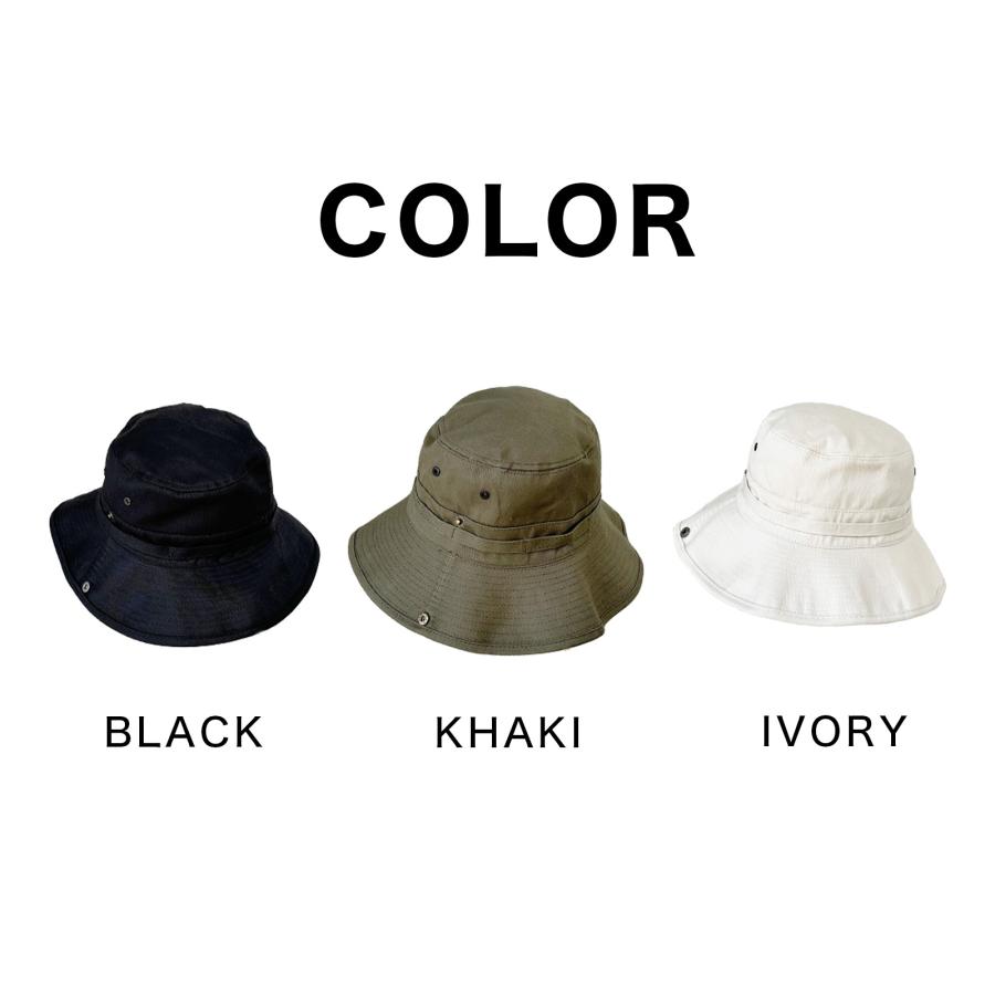 帽子 ハット HAT バケットハット メンズ レディース アドベンチャーハット 深め コットン 綿 紫外線対策 つば広 日よけ |  | 05